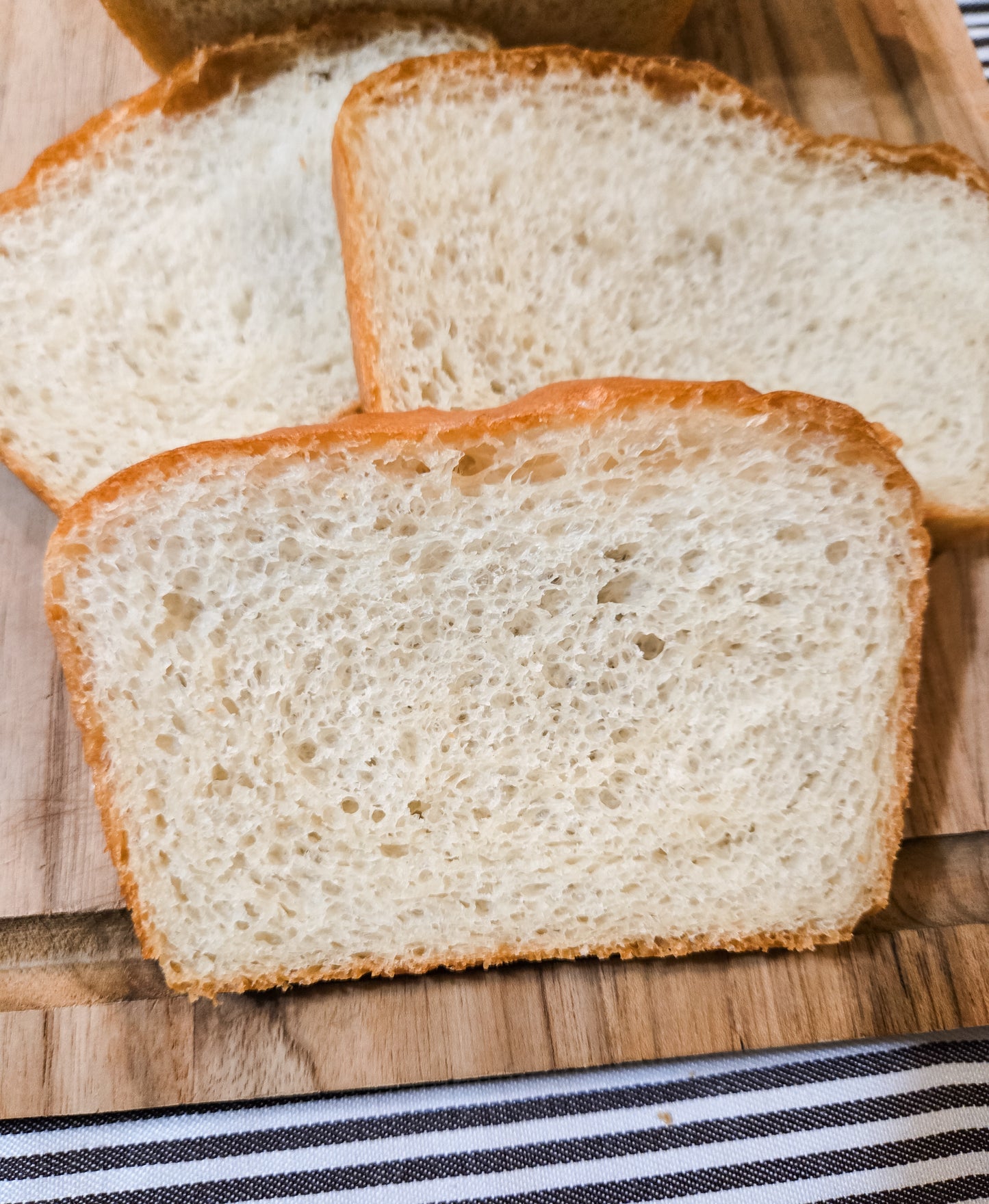 White Sandwich Loaf Bread Sliced