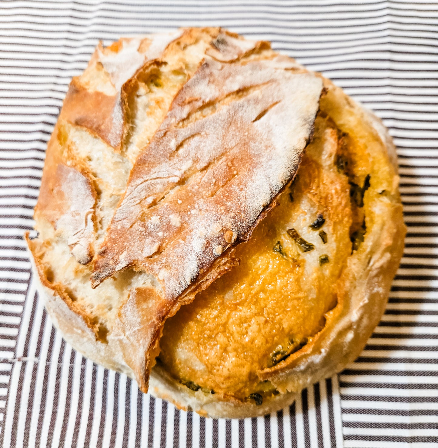 Jalapeño Cheddar Sourdough Bread