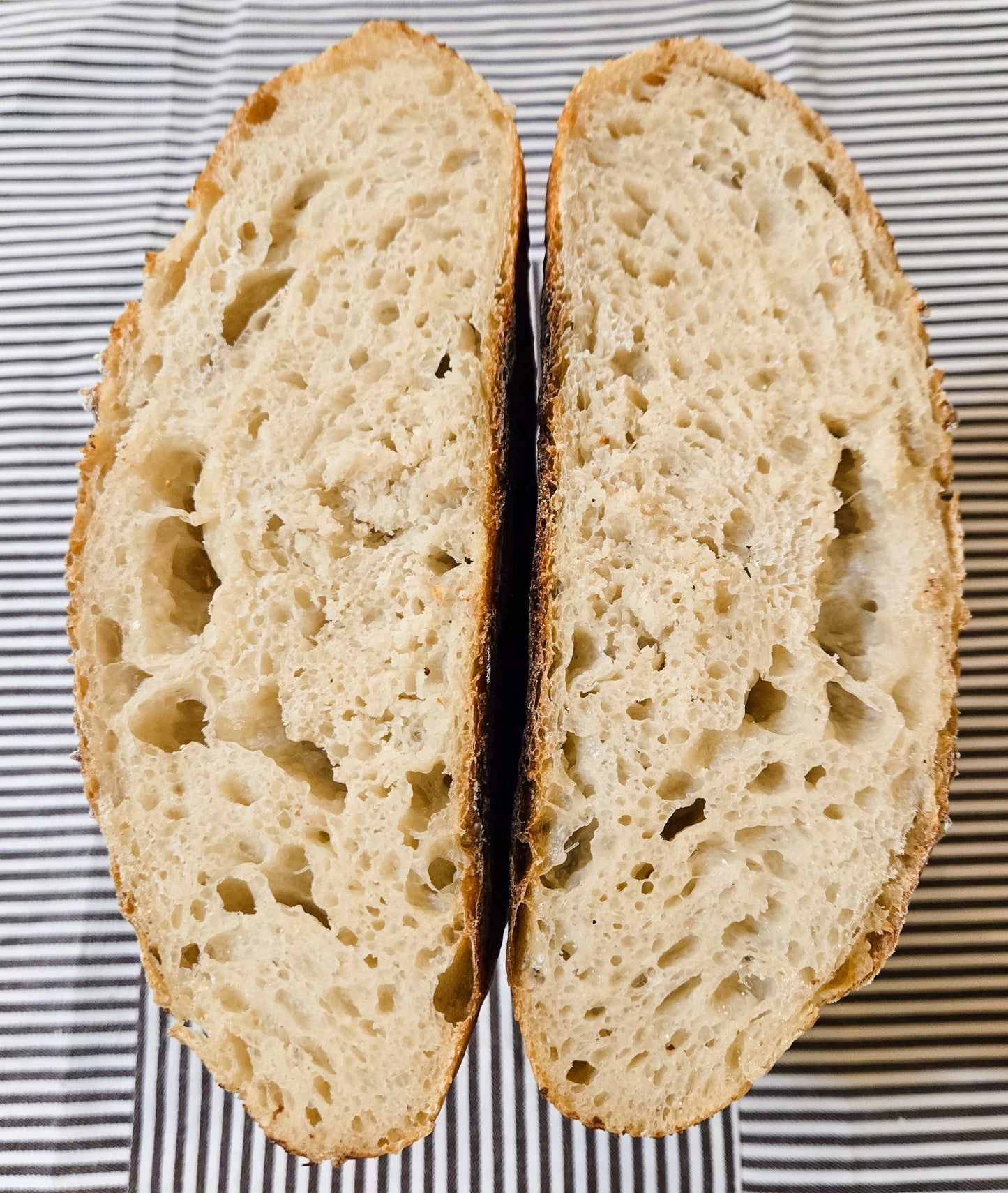 White Traditional Round Sourdough Bread