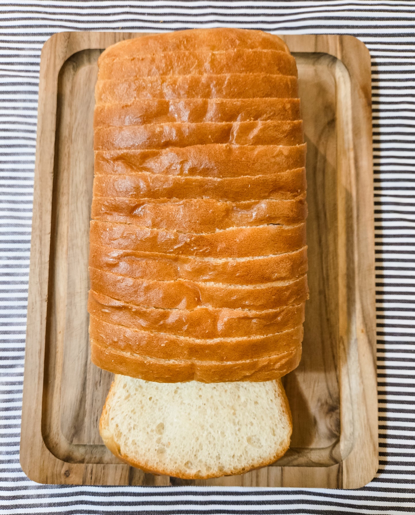 White Sandwich Loaf Bread Sliced