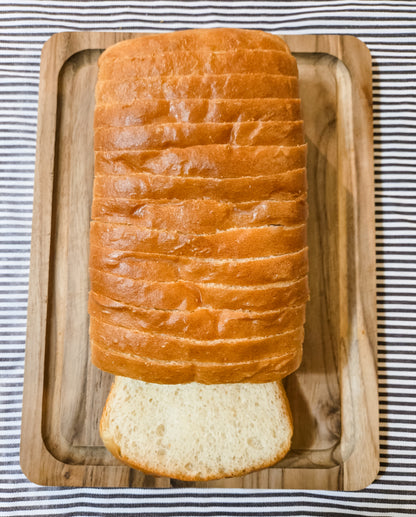 White Sandwich Loaf Bread Sliced