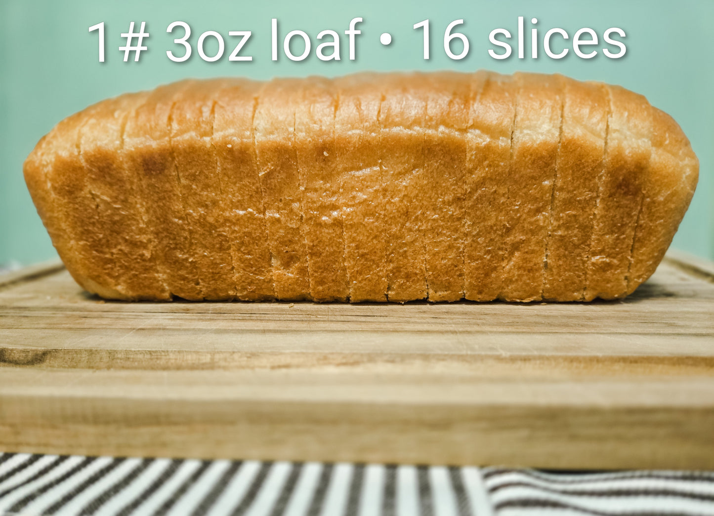 White Sandwich Loaf Bread Sliced