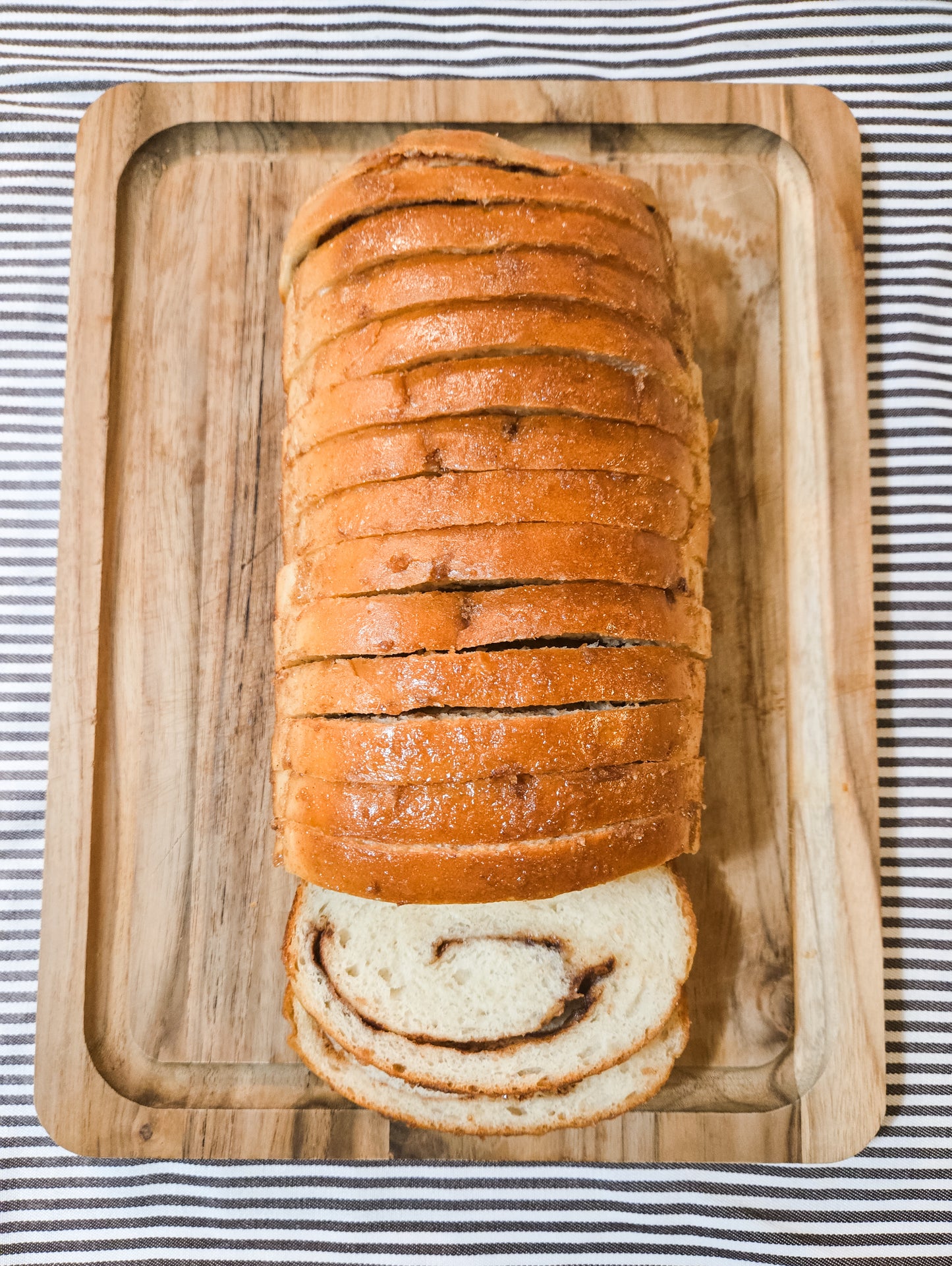 Cinnamon Swirl Bread Sliced