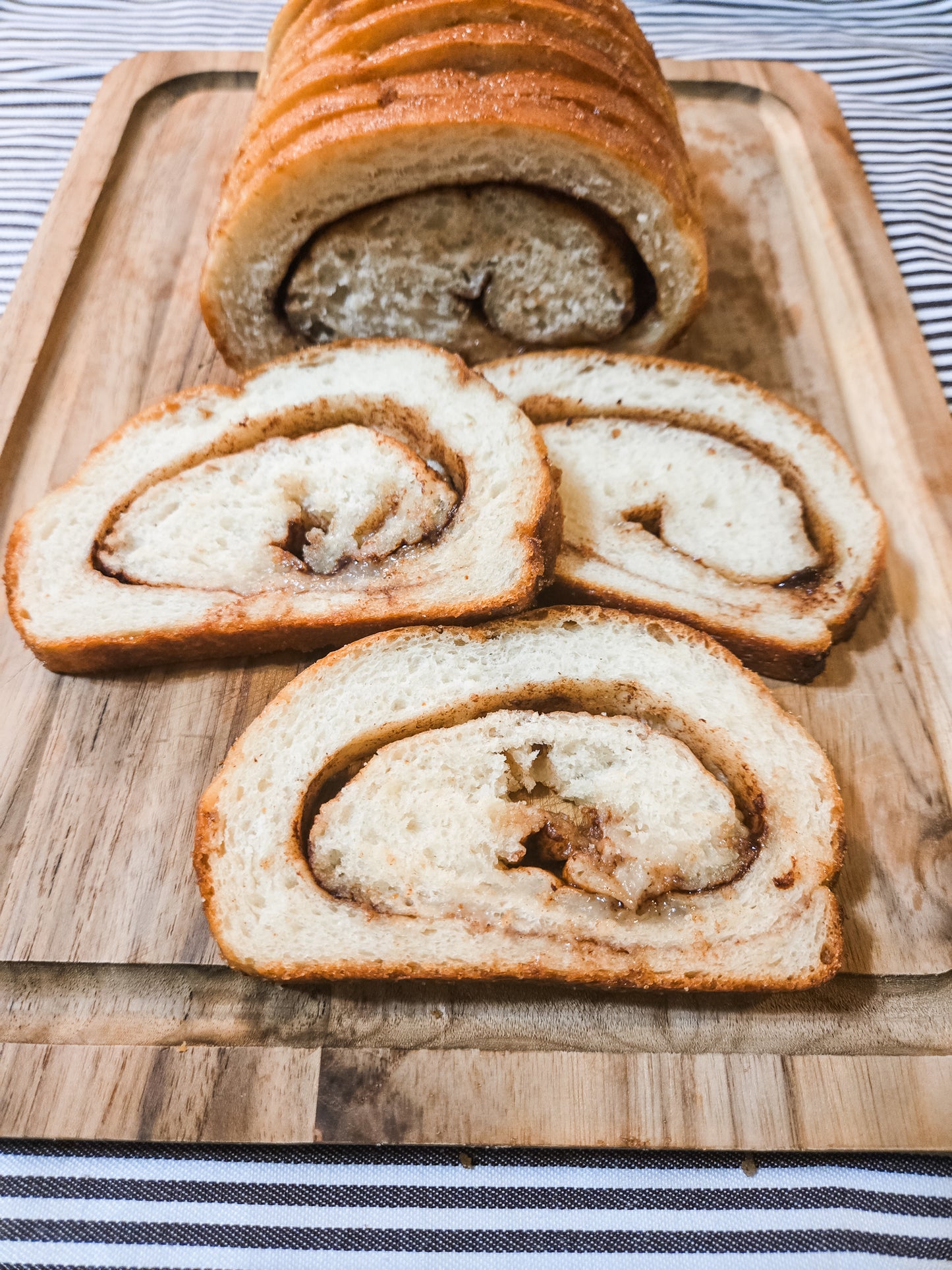 Cinnamon Swirl Bread Sliced
